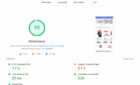 скорость загрузки магазин opencart 3